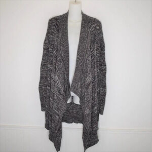 American Eagle Crochet Cardigan Sz M Knit Open Front Boho Fairycore Hippie